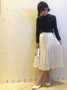 「リバーシブルスカート」｜GALLARDAGALANTEさん（レディース・161cm）の冬コーディネート