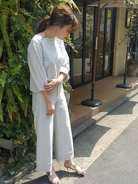 「FABIO RUSCONI（ファビオルスコーニ）のアイテム」を使った、GALLARDAGALANTEさん（レディース・161cm）の春コーディネート