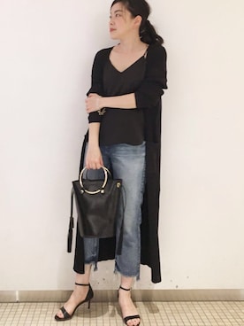 「upperhights（アッパーハイツ）のアイテム」を使った、GALLARDAGALANTEさん（レディース・161cm）の春コーディネート