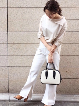 「TOFF&LOADSTONE（トフアンドロードストーン）のアイテム」を使った、GALLARDAGALANTEさん（レディース・161cm）の春コーディネート