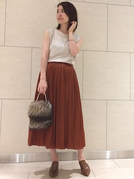 「arron（アローン）のアイテム」を使った、GALLARDAGALANTEさん（レディース・161cm）の夏コーディネート