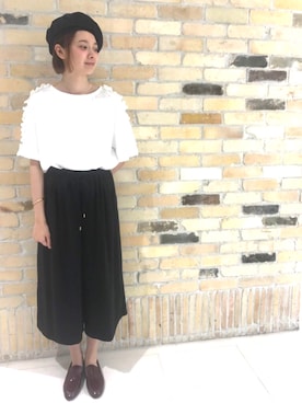 「MIANSAI（マイアンサイ）のアイテム」を使った、GALLARDAGALANTEさん（レディース・161cm）の夏コーディネート