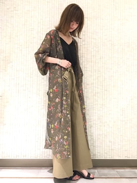 「PHILIPPE AUDIBERT（フィリップ オーディベール）のアイテム（バングル/リストバンド）」を使った、GALLARDAGALANTEさん（レディース・161cm）の夏コーディネート