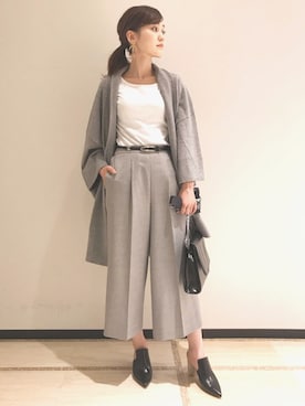 「pelleterno（ペレテルノ）のアイテム」を使った、GALLARDAGALANTEさん（レディース・161cm）の秋コーディネート