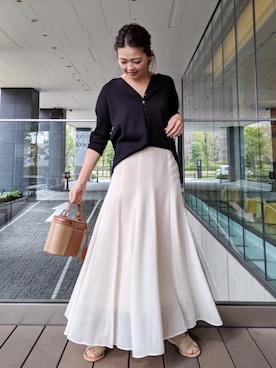 「VASIC（ヴァジック）のアイテム」を使った、GALLARDAGALANTEさん（レディース・156cm）の春コーディネート