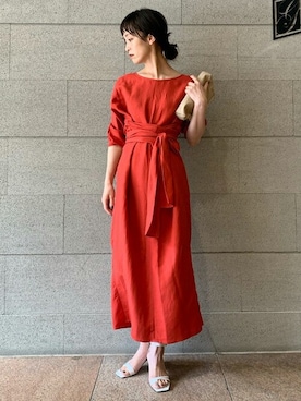 「gallardagalante」｜「アイテム（ワンピース/ドレス）」を使った、GALLARDAGALANTEさん（レディース・166cm）の夏コーディネート