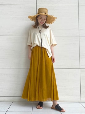 「gallardagalante」｜GALLARDAGALANTEさん（レディース・161cm）の夏コーディネート