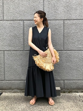 「gallardagalante」｜「アイテム（ワンピース/ドレス）」を使った、GALLARDAGALANTEさん（レディース・157cm）の夏コーディネート