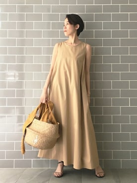 「gallardagalante」｜「アイテム（ワンピース/ドレス）」を使った、GALLARDAGALANTEさん（レディース・160cm）の夏コーディネート