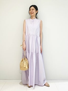 「gallardagalante」｜「アイテム（ワンピース/ドレス）」を使った、GALLARDAGALANTEさん（レディース・158cm）の夏コーディネート