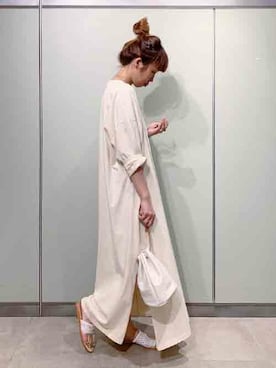 「gallardagalante」｜「アイテム（ワンピース/ドレス）」を使った、GALLARDAGALANTEさん（レディース・157cm）の夏コーディネート