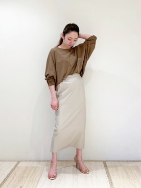 「gallardagalante」｜「アイテム（Tシャツ/カットソー）」を使った、GALLARDAGALANTEさん（レディース・152cm）の秋コーディネート