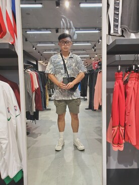 「EXCELSIOR（エクセルシオール）のアイテム」を使った、はやしさん（メンズ・173cm）の夏コーディネート