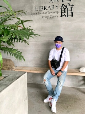 「Oasis（オアシス）のアイテム」を使った、はやしさん（メンズ・173cm）の秋コーディネート