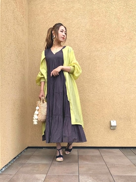 「Bou Jeloud（ブージュルード）のアイテム（ブルゾン）」を使った、ruiruirui1230さん（レディース・158cm）の春コーディネート