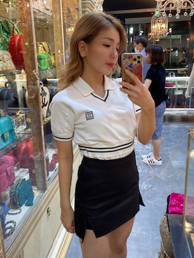 「アイテム（ピアス（両耳用））」を使った、Kahoさん（レディース・150cm・20代）の秋コーディネート