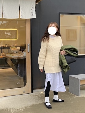 　Ⓜ️さん（レディース・160cm）の冬コーディネート