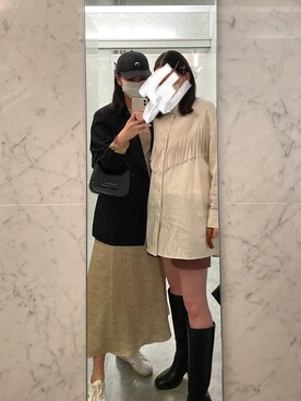 「Oriens JOURNAL STANDARD（オリエンス ジャーナルスタンダード）のアイテム（ジャケット/アウター）」を使った、Fさん（レディース・170cm）の春コーディネート