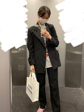 「Oriens JOURNAL STANDARD（オリエンス ジャーナルスタンダード）のアイテム（ジャケット/アウター）」を使った、Fさん（レディース・170cm）の春コーディネート