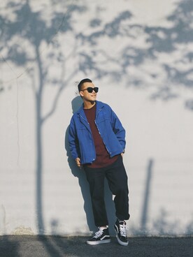 「ZALORA（-）のアイテム（ジャケット/アウター）」を使った、Kevin Chong さん（メンズ・168cm）の冬コーディネート