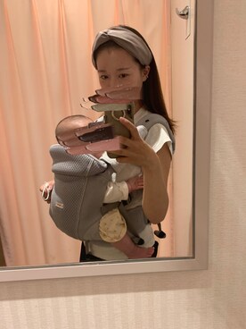 「アイテム（イヤーカフ）」を使った、タカハシさん（レディース・161cm）の春コーディネート