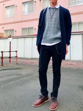 蒼藍さん（メンズ・179cm）の秋コーディネート