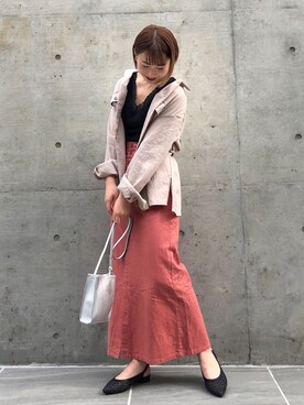 moeさん（レディース・158cm）の春コーディネート