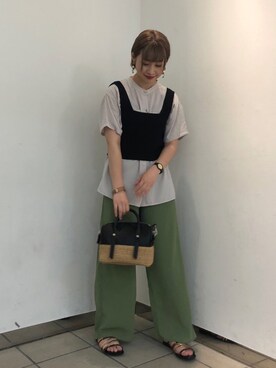 moeさん（レディース・158cm）の夏コーディネート