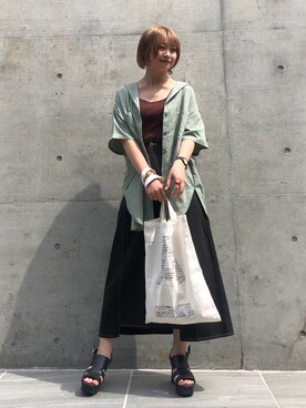 moeさん(レディース・158cm)の夏コーディネート