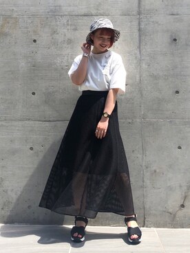 moeさん（レディース・158cm）の夏コーディネート