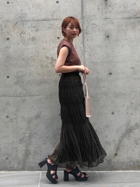 moeさん（レディース・158cm）の夏コーディネート