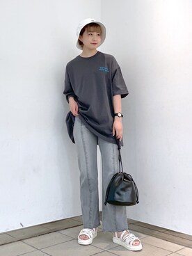 moeさん（レディース・158cm）の春コーディネート