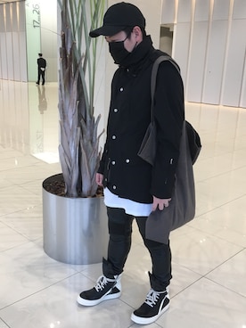 「アイテム（ブルゾン）」を使った、oh!TAKAさん（メンズ・167cm・30代）の冬コーディネート