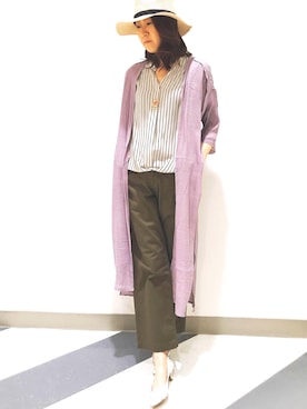 「C.C.CROSS（シーシークロス）のアイテム」を使った、ぶっちさん（レディース・165cm）の春コーディネート