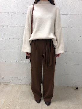 fifthスタッフさん(レディース・150cm)の冬コーディネート