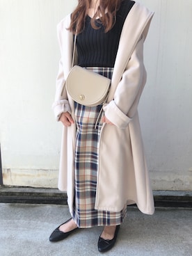 fifthスタッフさん（レディース・150cm）の冬コーディネート