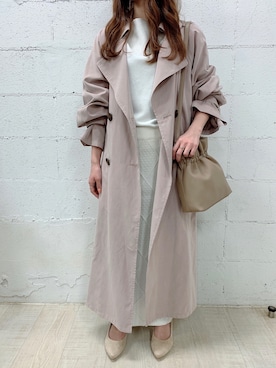 「Color（カラー）のアイテム」を使った、fifthスタッフさん（レディース・150cm）の春コーディネート