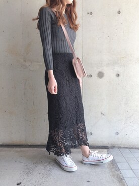 fifthスタッフさん(レディース・150cm)の春コーディネート