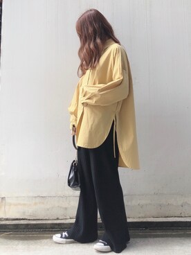 「Edit Sheen（エディットシーン）のアイテム」を使った、fifthスタッフさん（レディース・150cm）の春コーディネート