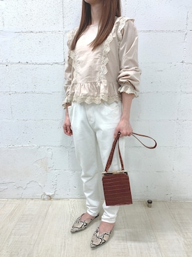 fifthスタッフさん（レディース・150cm）の春コーディネート