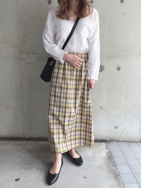 fifthスタッフさん（レディース・150cm）の春コーディネート