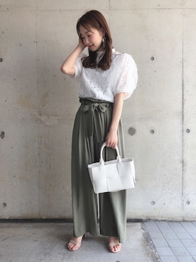 fifthスタッフさん（レディース・150cm）の夏コーディネート