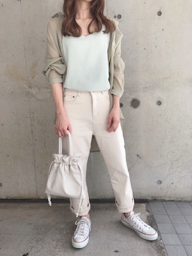 fifthスタッフさん（レディース・150cm）の夏コーディネート