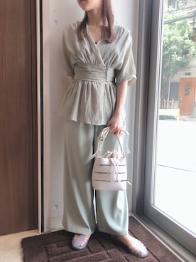 fifthスタッフさん（レディース・150cm）の夏コーディネート