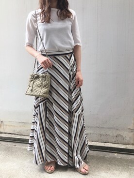 fifthスタッフさん（レディース・150cm）の夏コーディネート