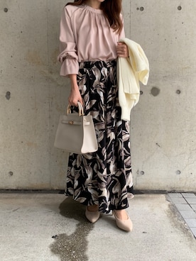 「Edit Sheen（エディットシーン）のアイテム（ハンドバッグ）」を使った、fifthスタッフさん（レディース・150cm）の冬コーディネート