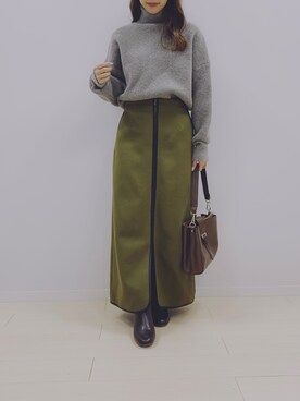 fifthスタッフさん（レディース・150cm）の冬コーディネート