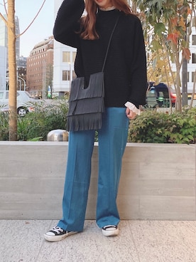 fifthスタッフさん（レディース・150cm）の冬コーディネート