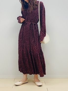 「fifth（フィフス）のアイテム（ワンピース/ドレス）」を使った、fifthスタッフさん（レディース・150cm）の春コーディネート