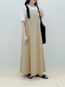 「fifth（フィフス）のアイテム（ワンピース/ドレス）」を使った、fifthスタッフさん（レディース・150cm）の春コーディネート